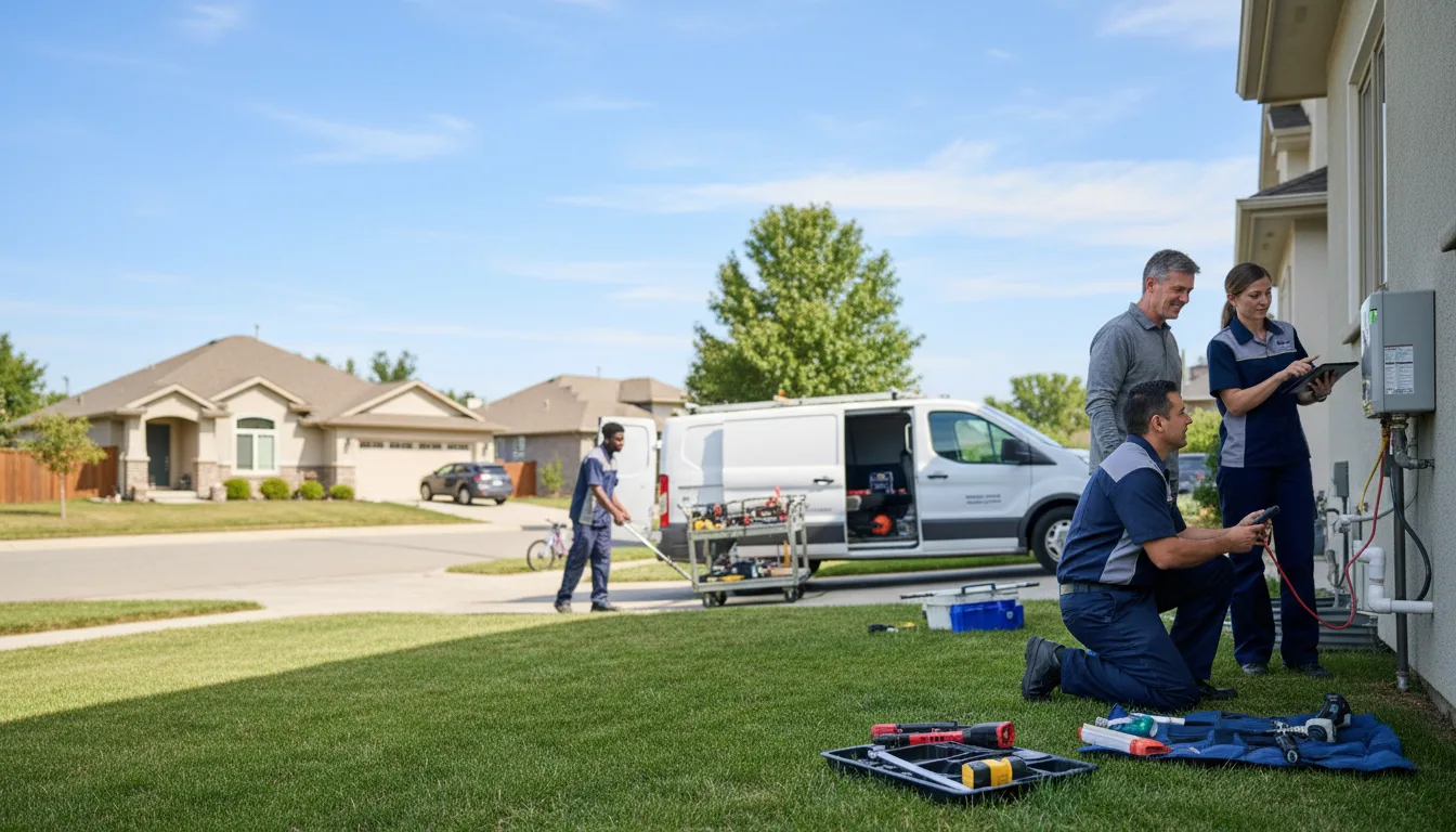 Tankless water heater service in Elnora, IN